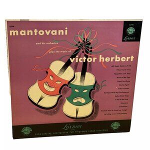 Mantovani The Music Of Victor Herbert (Vinyl, 1953)London LL 746 VG LP Record
